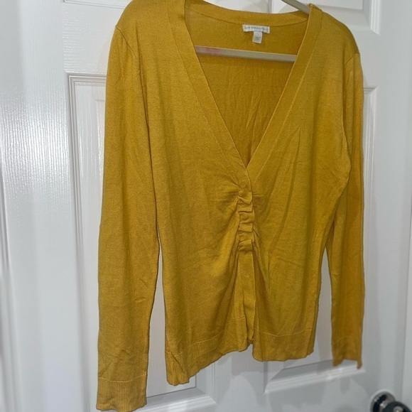 New YORK & COMPANY Button down cardigan SZ L - Picture 4 of 6